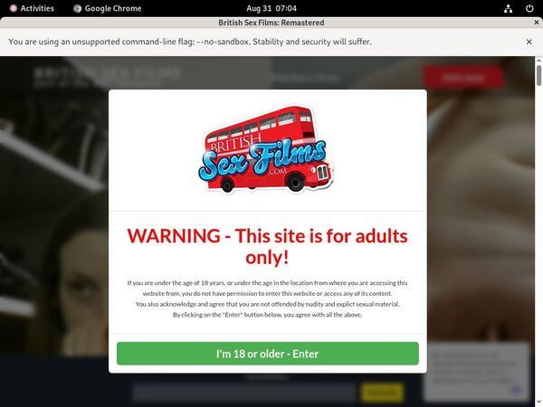 $1 Britishsexfilms.com Trial Membership