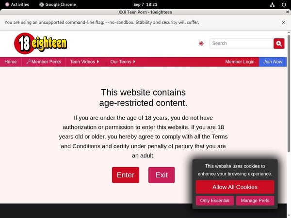 18eighteen Paysite Discounts