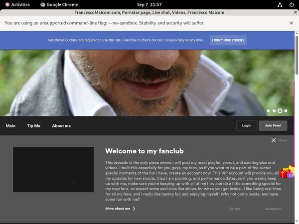 Accounts Francescomalcom.com Free