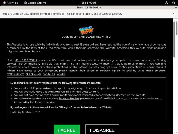 Barebackmedaddy Payment Form
