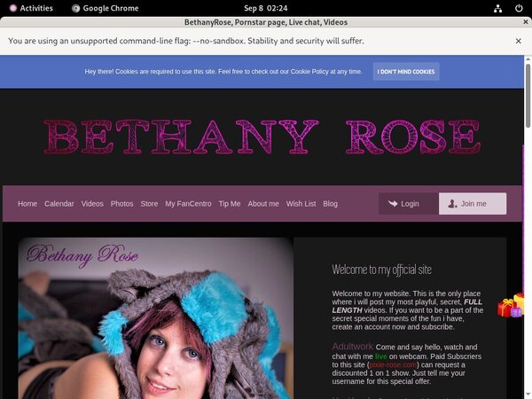BethanyRose Password