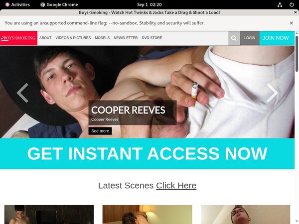 Boys Smoking Premium Accounts Free