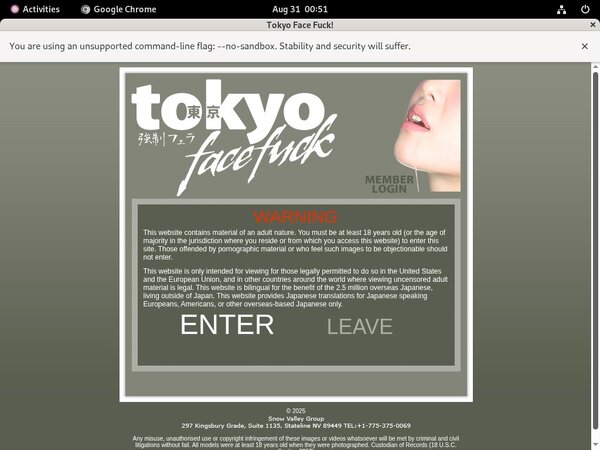 Coupons Tokyo Face Fuck
