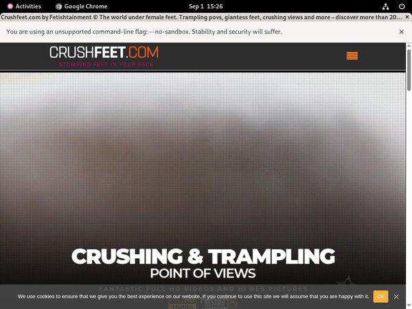 Crush Feet Get An Account