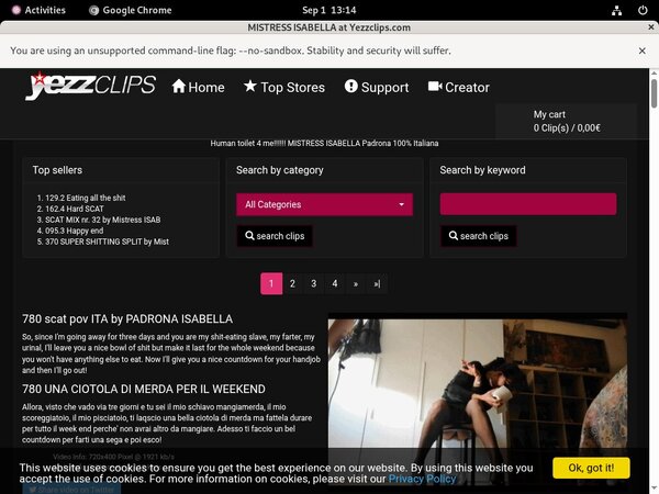 Discount Offer Mistress Isabella