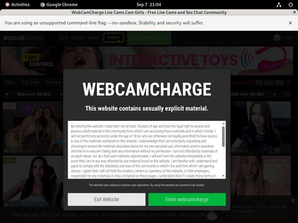 Discount Webcam Charge Trial Membership Discount Webcam Charge Trial Membership
