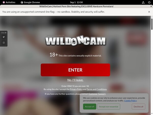 Discount Wild On Cam Coupon