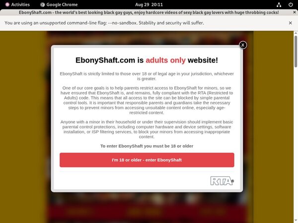 Ebonyshaft.com Adult Passwords