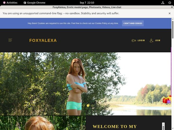 FoxyAleksa Check Out
