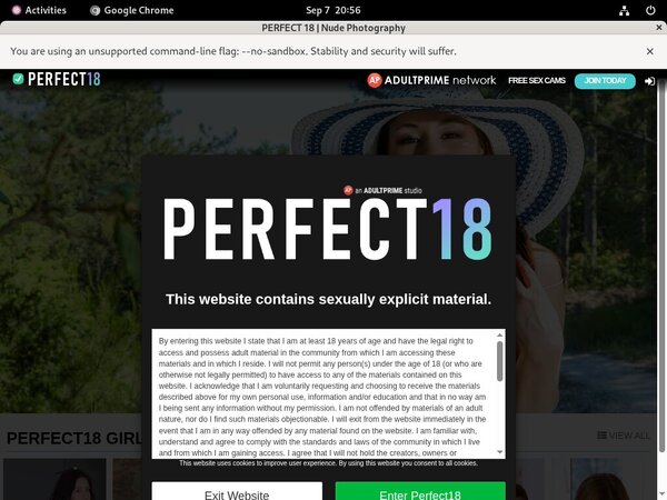 Free Perfect18.com Hacked Login