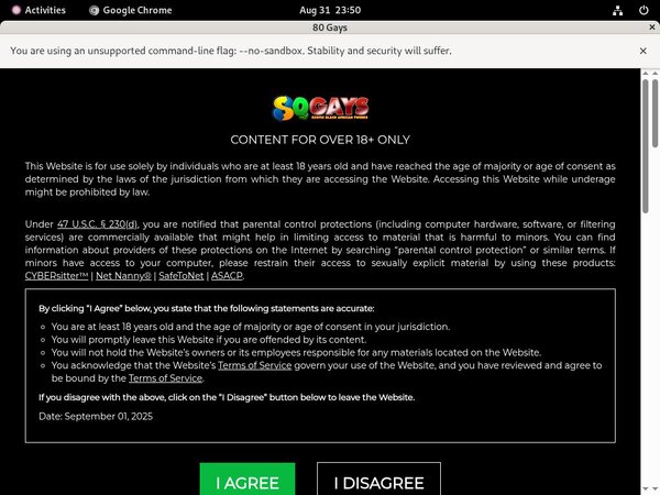 Free Trial 80gays.com Login
