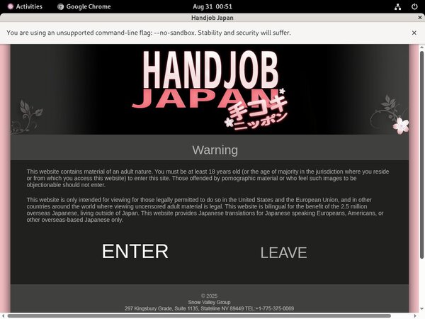 Handjob Japan Form
