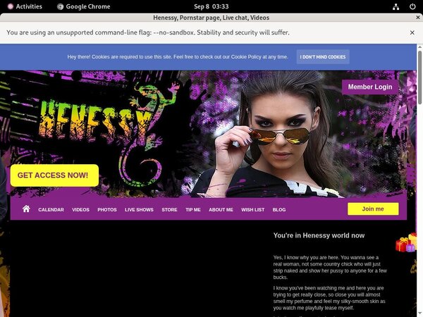 Henessy Home Page