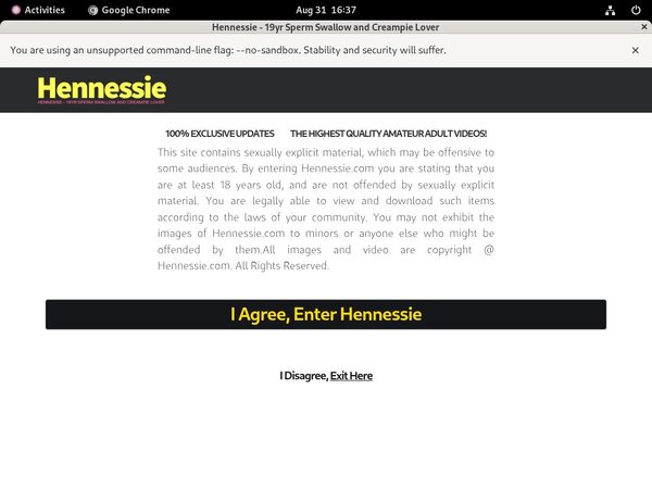Hennessie.com Teen
