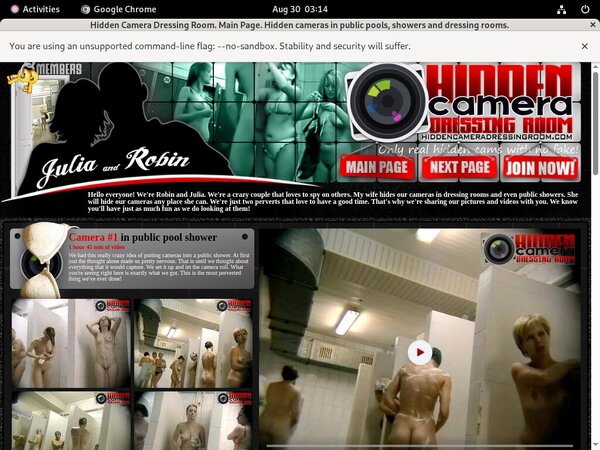 Hidden Camera Dressing Room Member