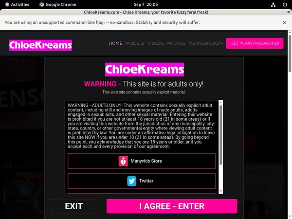 How To Access Chloekreams