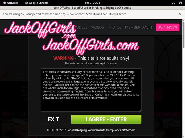 Jackoffgirls Password Details
