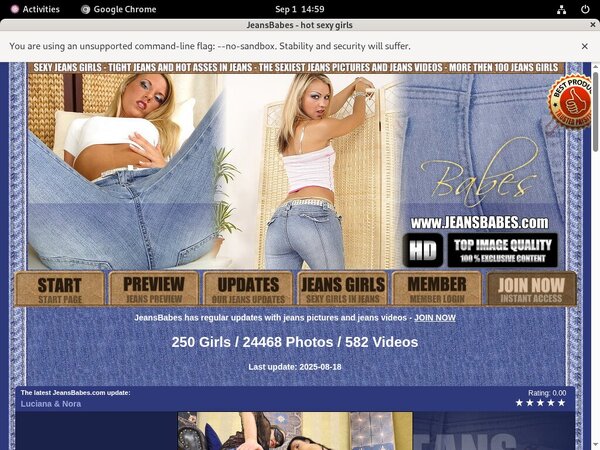Jeans Babes Passwords For Free