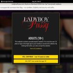 Ladyboypussy Free Accounts