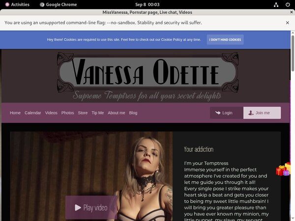 MissVanessa Free Trial Memberships