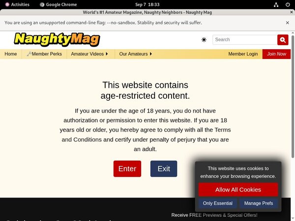 Naughty Mag Discount Login