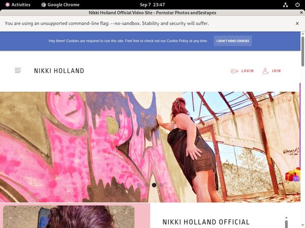 Nikkiholland.video Account 2015