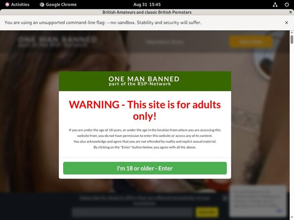 One Man Banned Videos Free