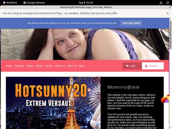 Passwords Hotsunny20.modelcentro.com Free