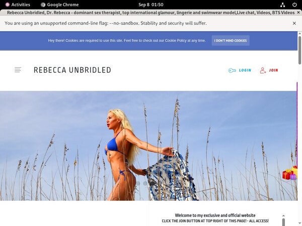 Rebecca  Unbridled Discount Order