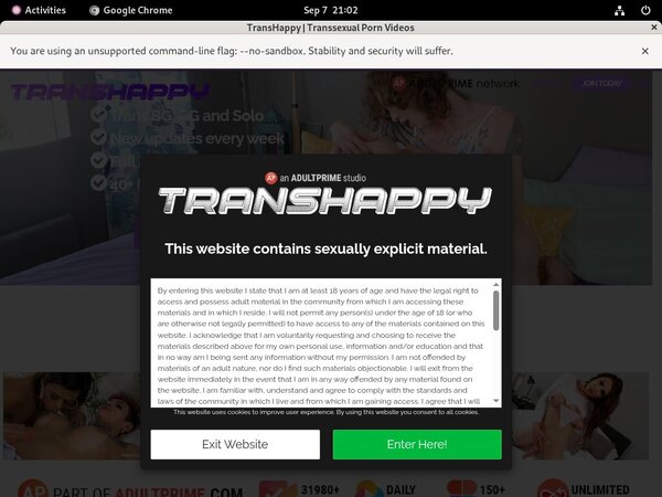 Register For Transhappy.com