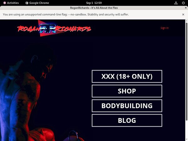 Rogan Richards Signup Page
