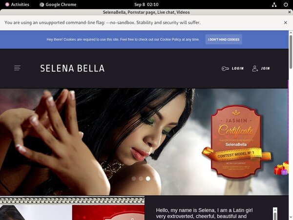 Selenabella.modelcentro.com Benutzername