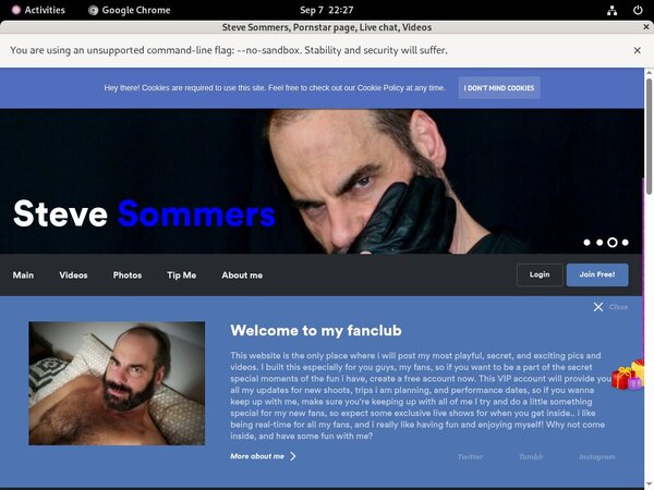 Steve Sommers Porn Accounts
