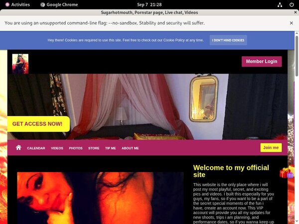 Sugarhotmouth.com Join With SMS