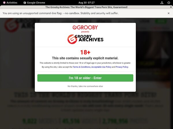 The Grooby Archives Discount Payment
