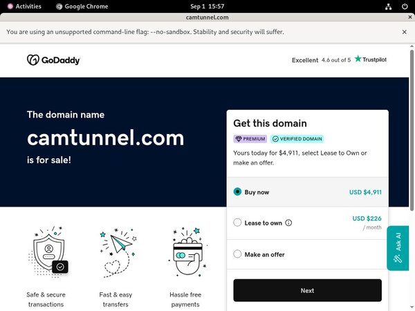 Use Paypal Cam Tunnel