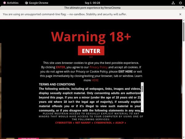 Versocinema Epoch Page