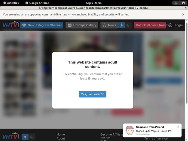 Voyeurhouse Free Trial Url
