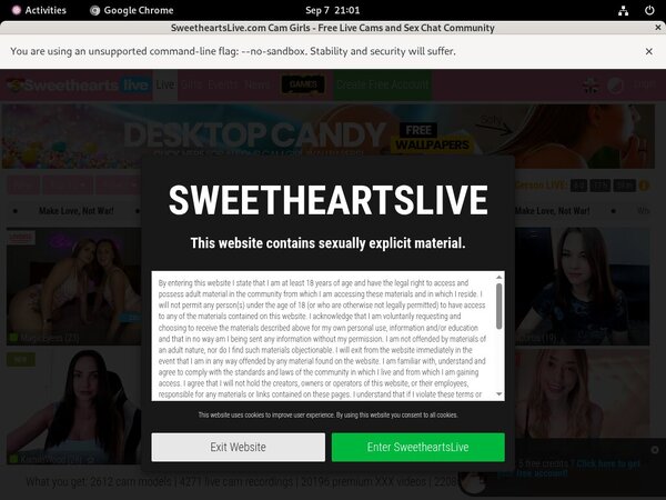 Where To Get Free Sweetheartslive.com Account