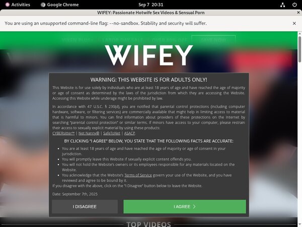 Wifey Sign Up