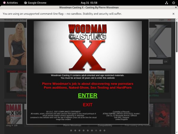 Xcastingwoodman Logins