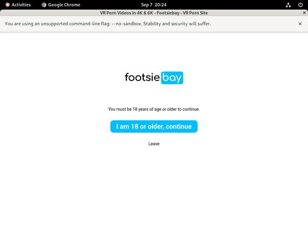 Footsiebay For Tablet