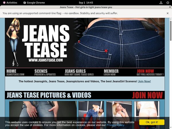 Watch Jeans Tease